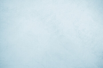 Obraz premium Light blue mint white concrete cement wall grungy surface texture background. Pale soft pastel shade. Painted plaster. Simple minimal. Blank empty template design. Christmas winter cold.