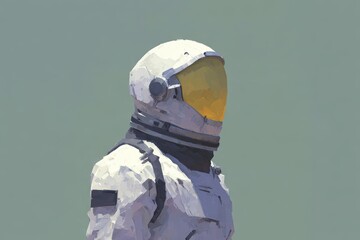 Conceptual art of a person with multiple faces