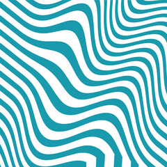 Aqua Drift of Undulating Stripe Illusion © Khadiza.b