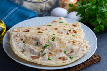Turkish D Borek - Traditional delicious handmade Turkish pastry