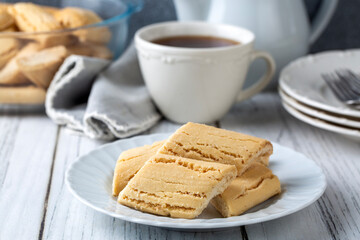 Traditional Delicious Turkish dessert; flour cookie (un kurabiyesi)