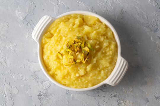 Turkish dessert; Cheese Helva Hosmerim