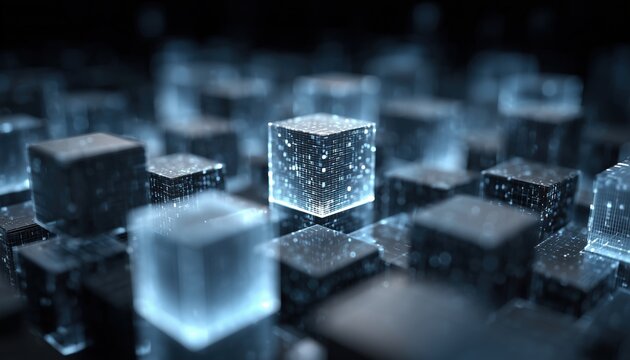 Innovative Blockchain Technology: Cutting-Edge, Contemporary, And Abstract Tech For The Future Of Modern Innovations And Advancements In Technology.