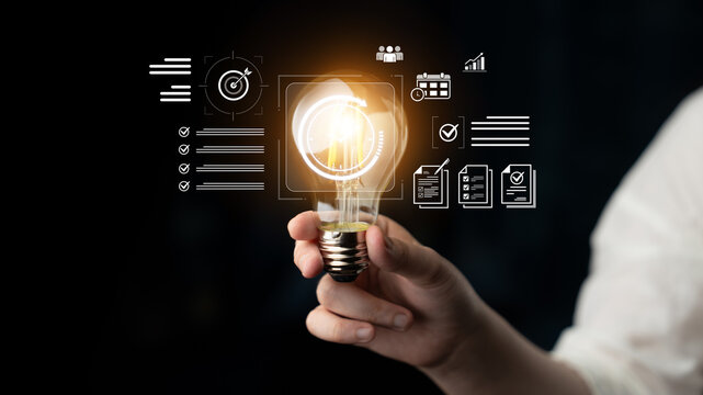 Concept of time management and productivity. Using tools like calendars and checklists to schedule tasks, set goals, and meet project deadlines for business efficiency. Fermion