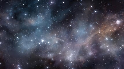 Obraz premium Sparkling Starfield Nebula Celestial Cosmic Background Design