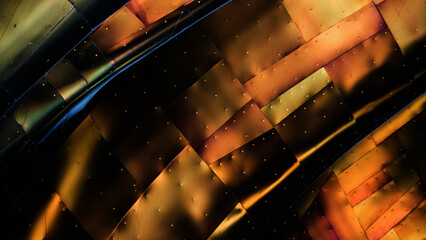 Vibrant colorful abstract gradient background with smooth fluid waves and dynamic light reflections, perfect for modern digital art and creative designs