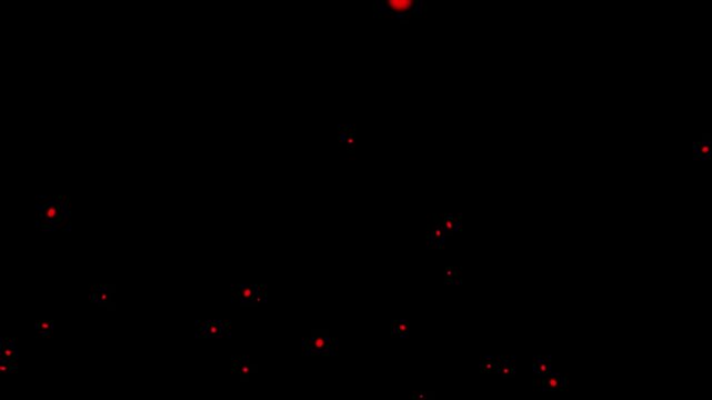Cinematic fire flakes and bonfire dust particles animation, perfect for campfire scenes, cinematic intros, warm night atmospheres, Glowing Bonfire Ash and Flame Particles
