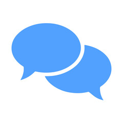 Message or text icon, chat communication symbol, digital conversation illustration representing online messaging, mobile texting, and social interaction concept