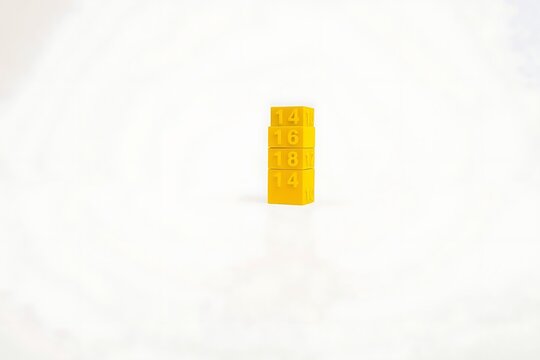 Generative AI numerical blocks stacked ascendency sequence .