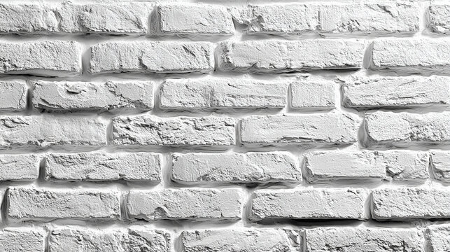 White brick wall background with horizontal cement texture ideal for design pattern and backdrop featuring loft office style industrial aesthetic modern minimalism and versatile creative use