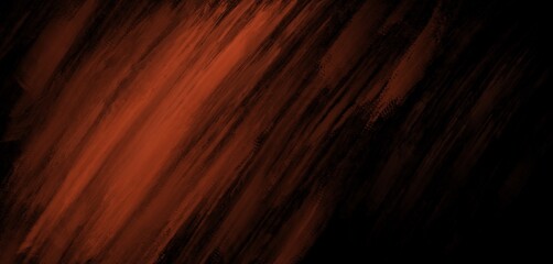 Fondo en negro con trazos de color rojizo.