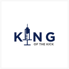 King of the Kick - A Syringe Icon Representing a Strong Impact and Energetic Boost