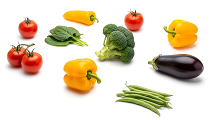 Fresh and Colorful Assortment of Vegetables, Perfect for a Healthy Meal or Diet
