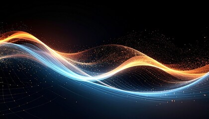 Flowing ribbons of light and particles