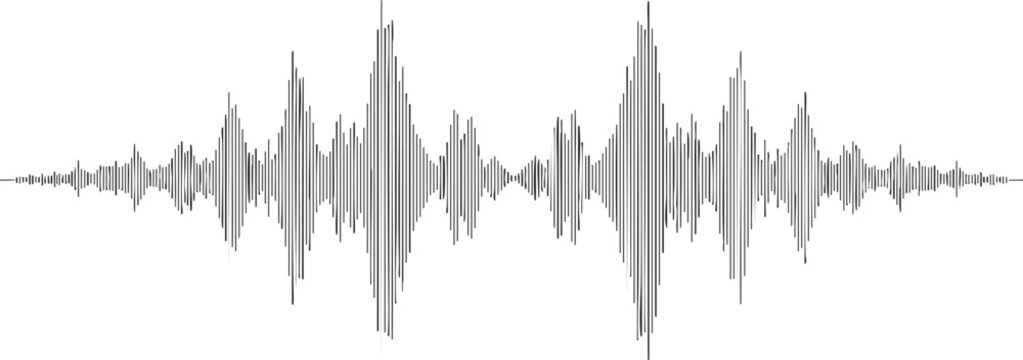 Detailed soundwave visualization for audio analysis and design projects
