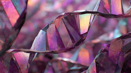 A glowing DNA double helix twisting in space symbolizes life genetic code scientific discovery and the blueprint of existence reflecting innovation evolution and the connection of all living beings