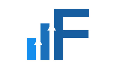 Modern Letter F Finance Logo