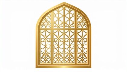 A vintage Islamic lantern with a glowing candle inside, casting a warm light on a pastel background.