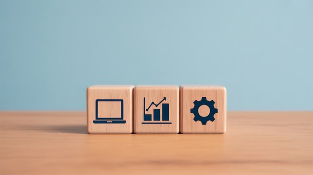 Business process automation and data analysis workflow for strategic growth with technology and system management