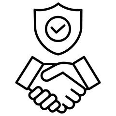 Trust Outline Icon