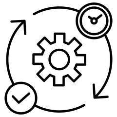 Responsiveness Outline Icon