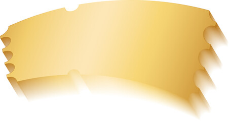 Golden Fly Voucher PNG Decorative for Promotion and Marketing