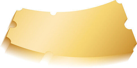 Golden Fly Voucher PNG Decorative for Promotion and Marketing