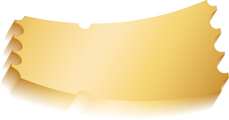 Golden Fly Voucher PNG Decorative for Promotion and Marketing