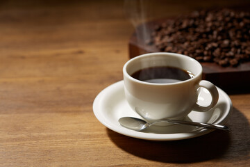 ホットコーヒー　イメージ