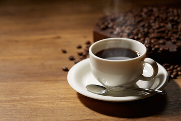 ホットコーヒー　イメージ