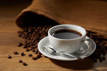 ホットコーヒー　イメージ