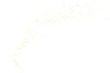 Abstract swirling smoke or vapor trail with glowing particles and light streaks isolated on transparent background