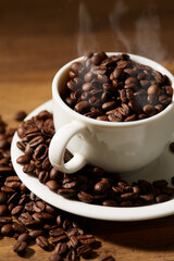 ホットコーヒー　イメージ