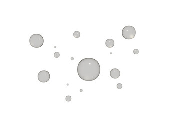 drops of water,  background, icon, cartoon, 3D illustration, PNG