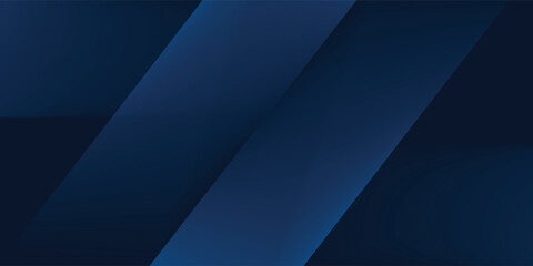 Fototapeta premium Abstract background gradient dark navy blue banner simple abstract
