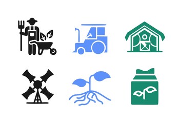 Vector farming icon