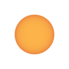 Bright Orange Sun With Luminous Glow Set Against A White Transparent Background Glowing Orb Of Light