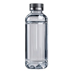 Clear Plastic Water Bottle with Metal Cap