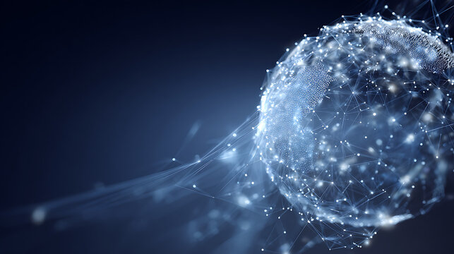 Digital globe connecting networks across the world, modern tech, global communication, data visualization, innovative technology, internet connectivity concept