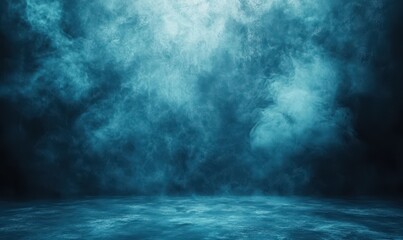 vintage blur abstract soft blue studio and wall background