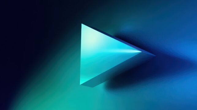 Minimalist computer cursor arrow in geometric design