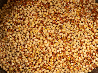 Chinese snack: multigrain machine-made pancake
