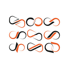 vector illustration of a set of icons