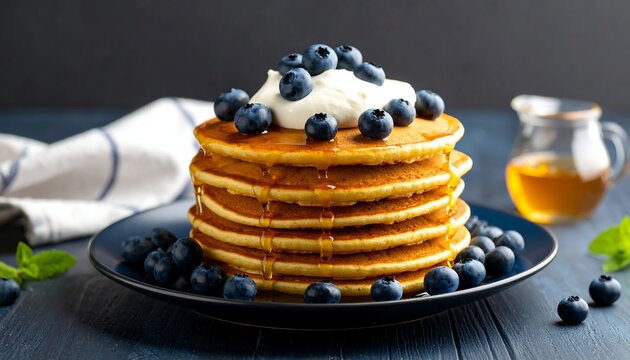 Stack of pancakes - Powered by Adobe