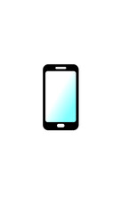 A smartphone icon, no background 
