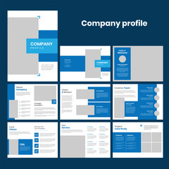 16 Page Company Profile Design
