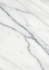 Elegant white marble texture with subtle gray veining for modern interiors and luxurious backgrounds, adding a touch of sophistication and timeless appeal