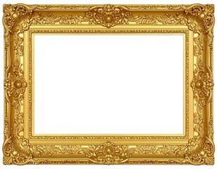 Ornate gold frame