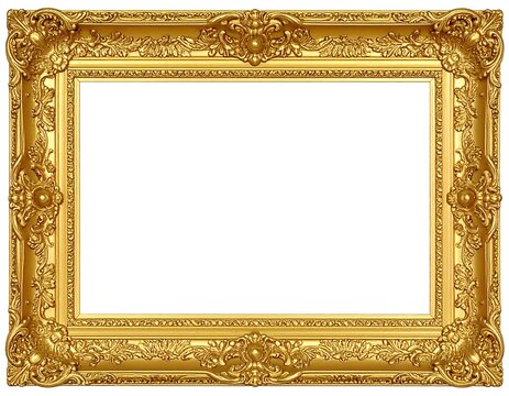 Ornate gold frame