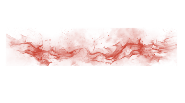 Abstract red fluid textured brush stroke banner with rough edges and dark void, dynamic motion effect, vibrant energy element, visual impact graphic - Powered by Adobe
